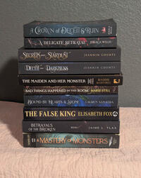 Featuring novels I was sent for the purpose of review, some have been read and reviewed as of this year. Some have not been read yet.